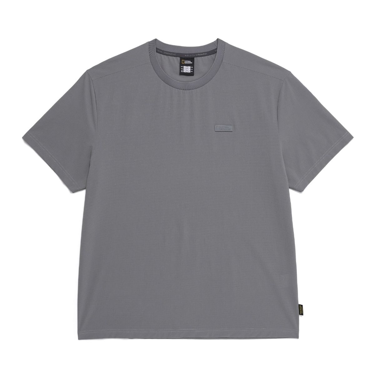 내셔널지오그래픽(NATIONALGEOGRAPHIC) N252MTS830 에어도트 기능성 베이직핏 반팔 냉감 티셔츠 IRON GREY