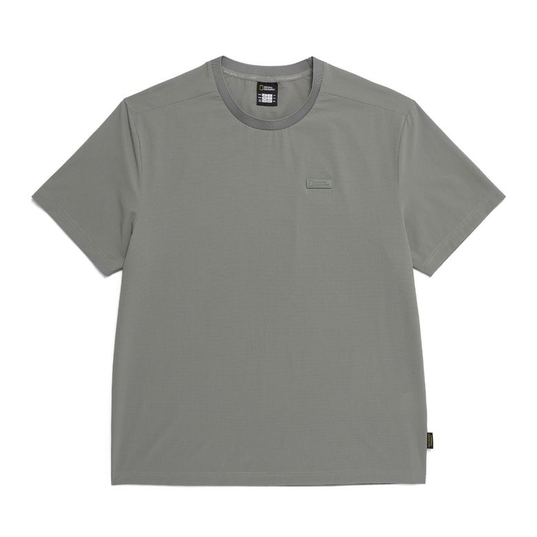N252MTS830 에어도트 기능성 베이직핏 반팔 냉감 티셔츠 LICHEN KHAKI