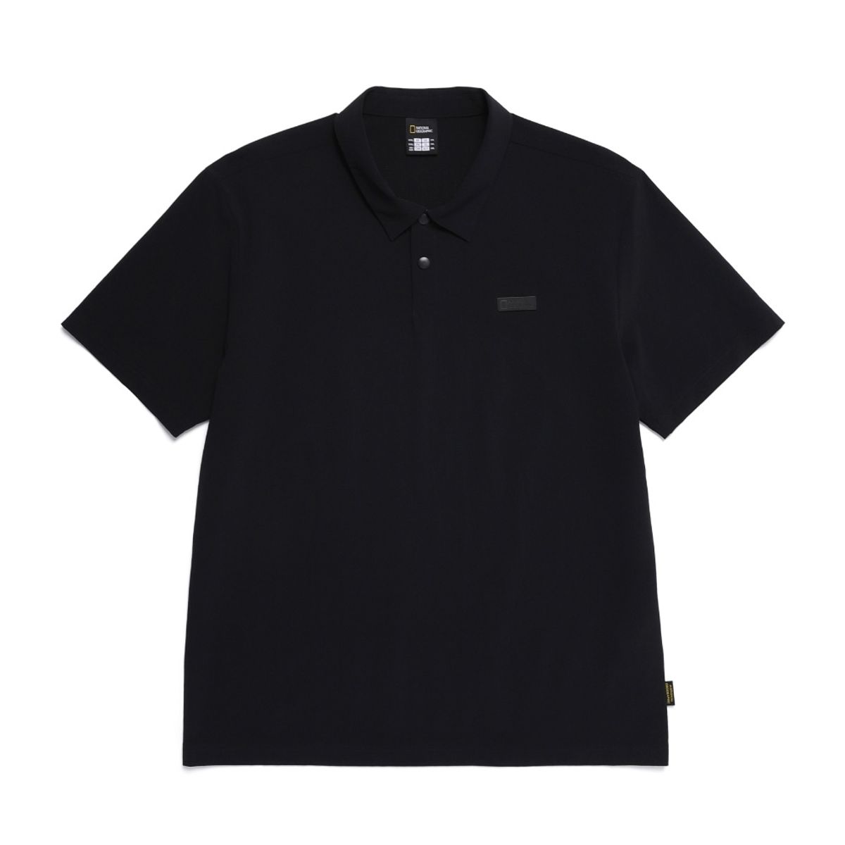 내셔널지오그래픽(NATIONALGEOGRAPHIC) N252MPL830 에어도트 기능성 베이직핏 카라티 CARBON BLACK