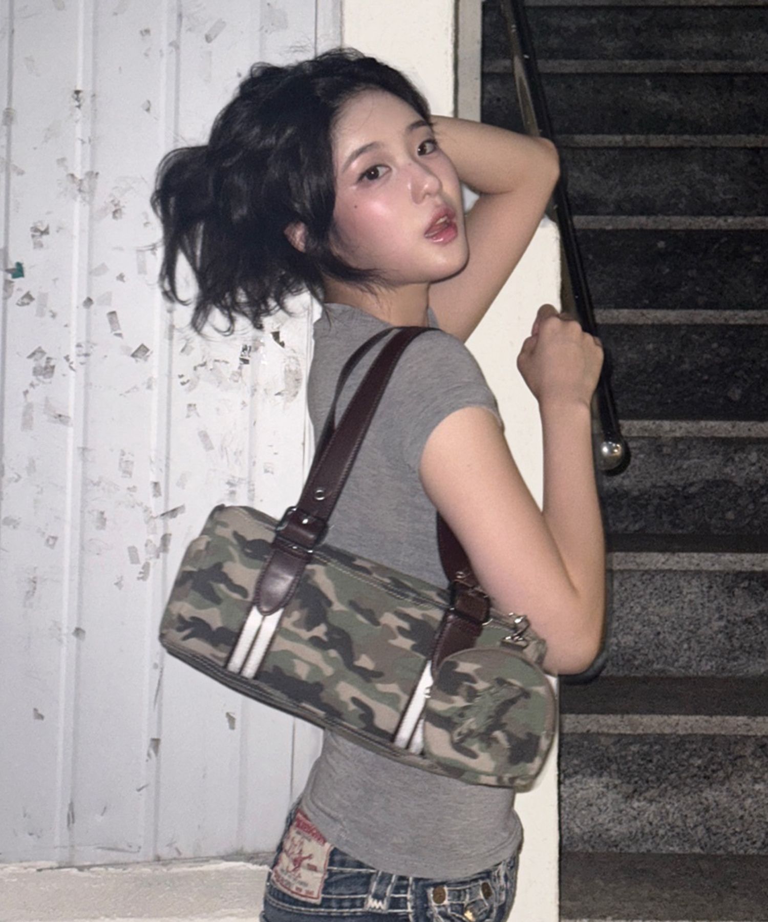 ◆ NYXX ◆ P.O.M POUCH CIRCULAR BAG CAMO MUSINSA | NYXX P.O.M POUCH CIRCULAR BAG CAMO