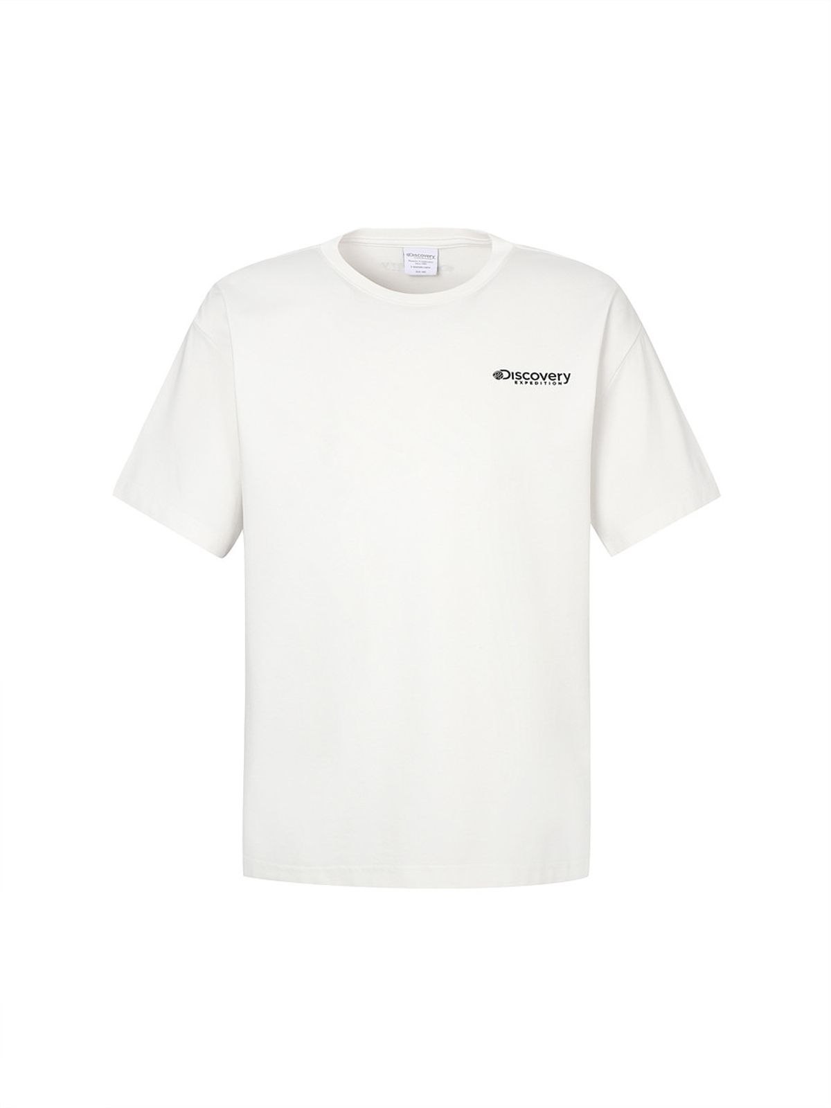 디스커버리 익스페디션(DISCOVERY EXPEDITION) 프레시벤트 워싱 박스 로고 반팔티셔츠 (WHITE)