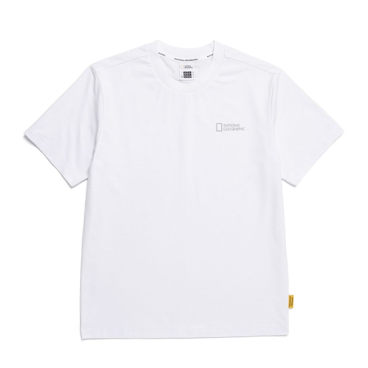 내셔널지오그래픽(NATIONALGEOGRAPHIC) N252UTS990 COOL MAX 베이직핏 반팔 티셔츠 WHITE
