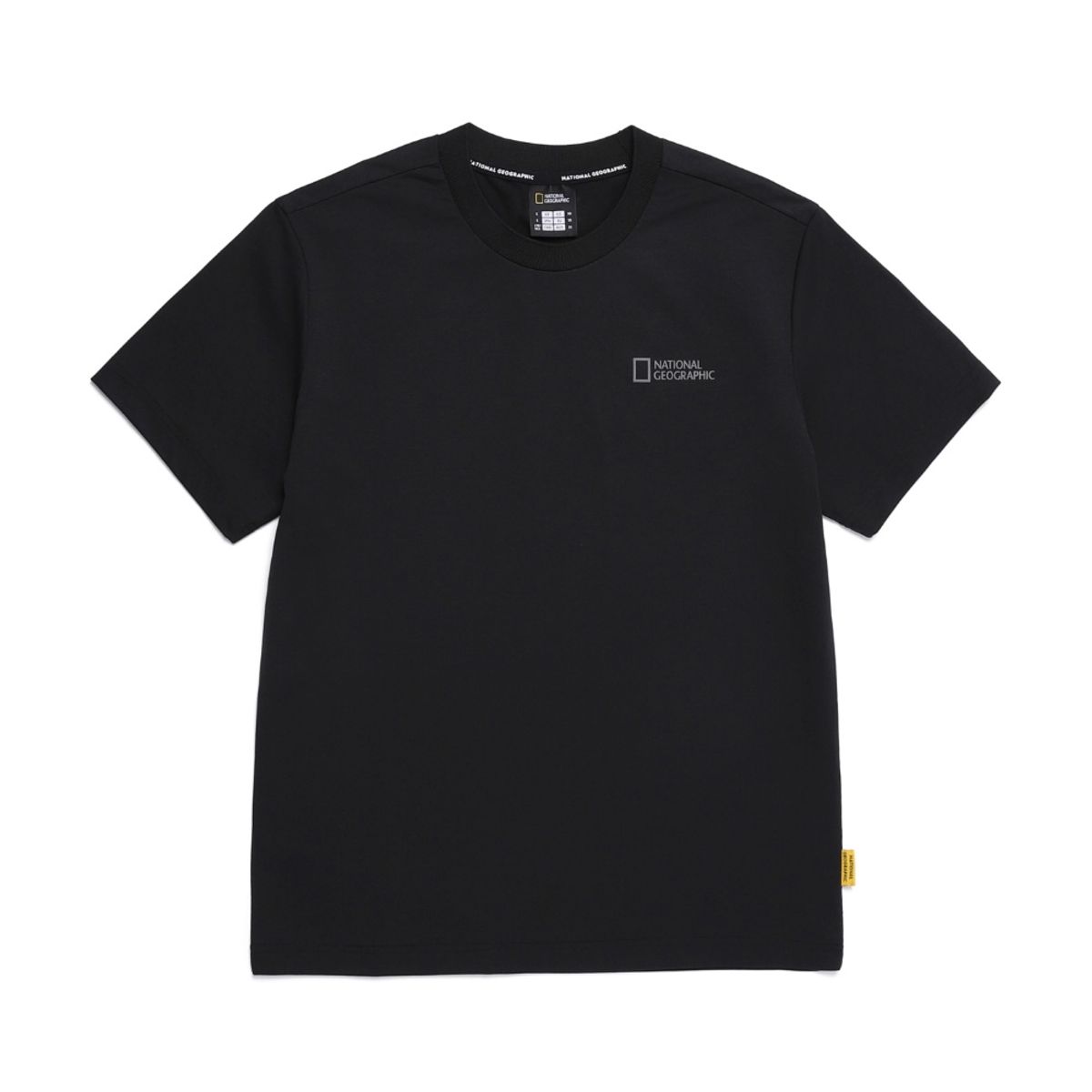 내셔널지오그래픽(NATIONALGEOGRAPHIC) N252UTS990 COOL MAX 베이직핏 반팔 티셔츠 CARBON BLACK