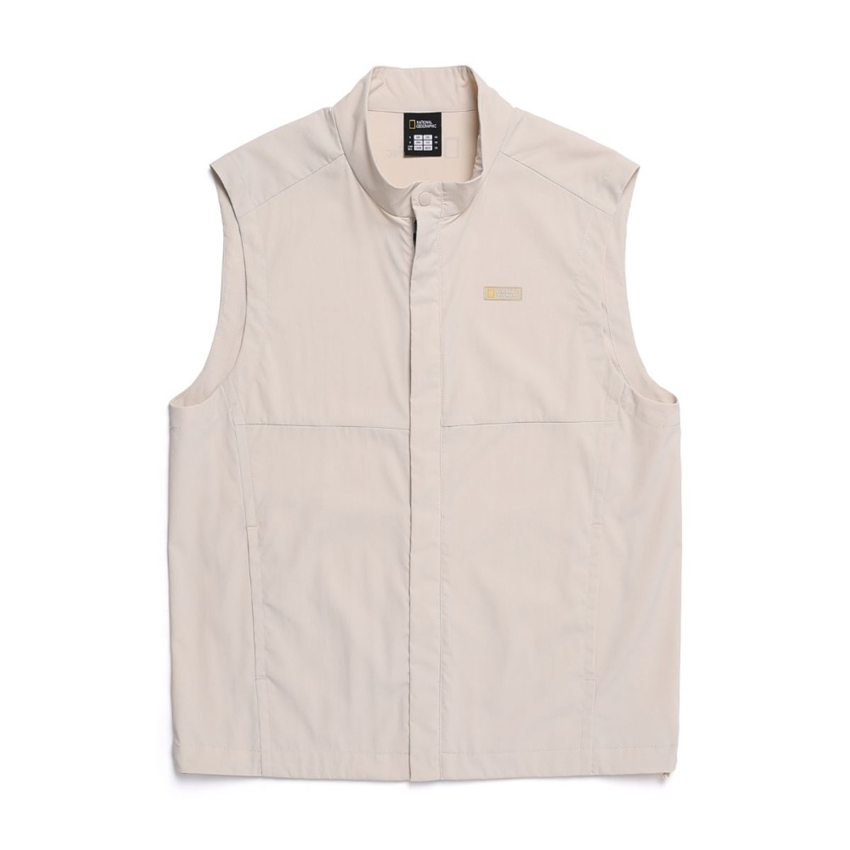 내셔널지오그래픽(NATIONALGEOGRAPHIC) N252UVT970 프로즌큐브 풀집업 베스트 OAK BEIGE