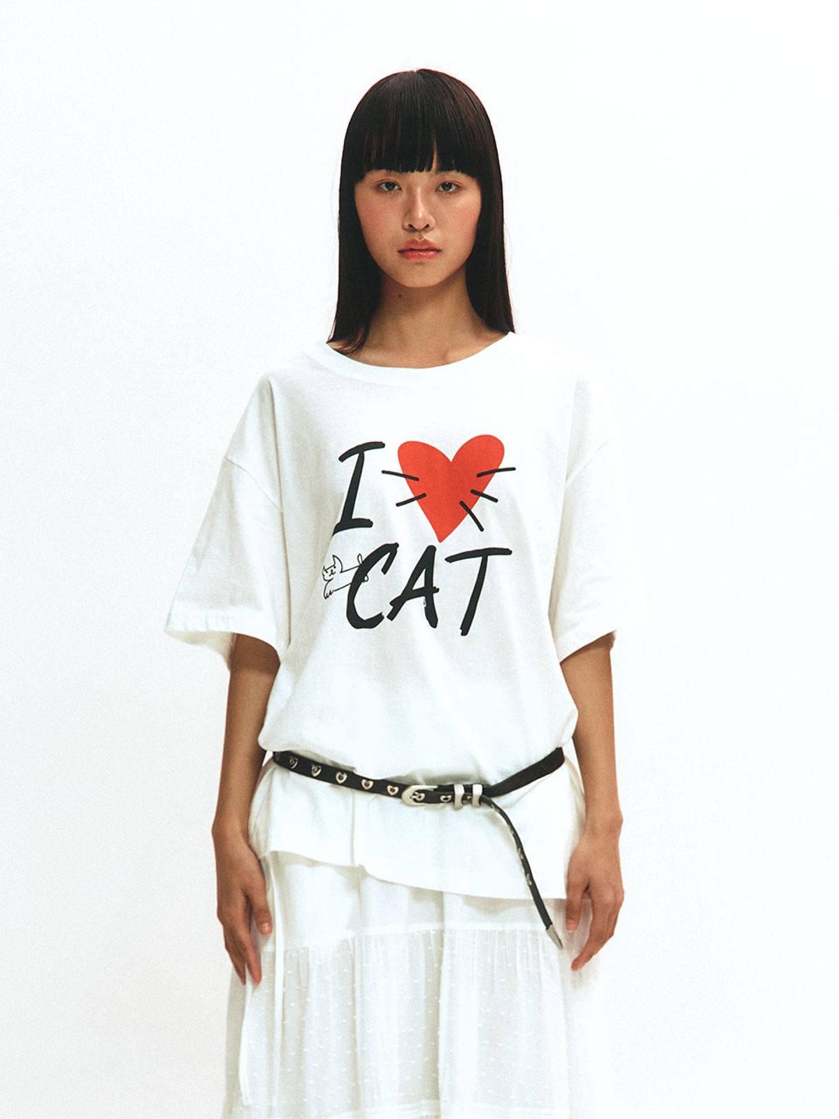 아수라(ASURA) LOVE CAT BOXI T (WHITE)