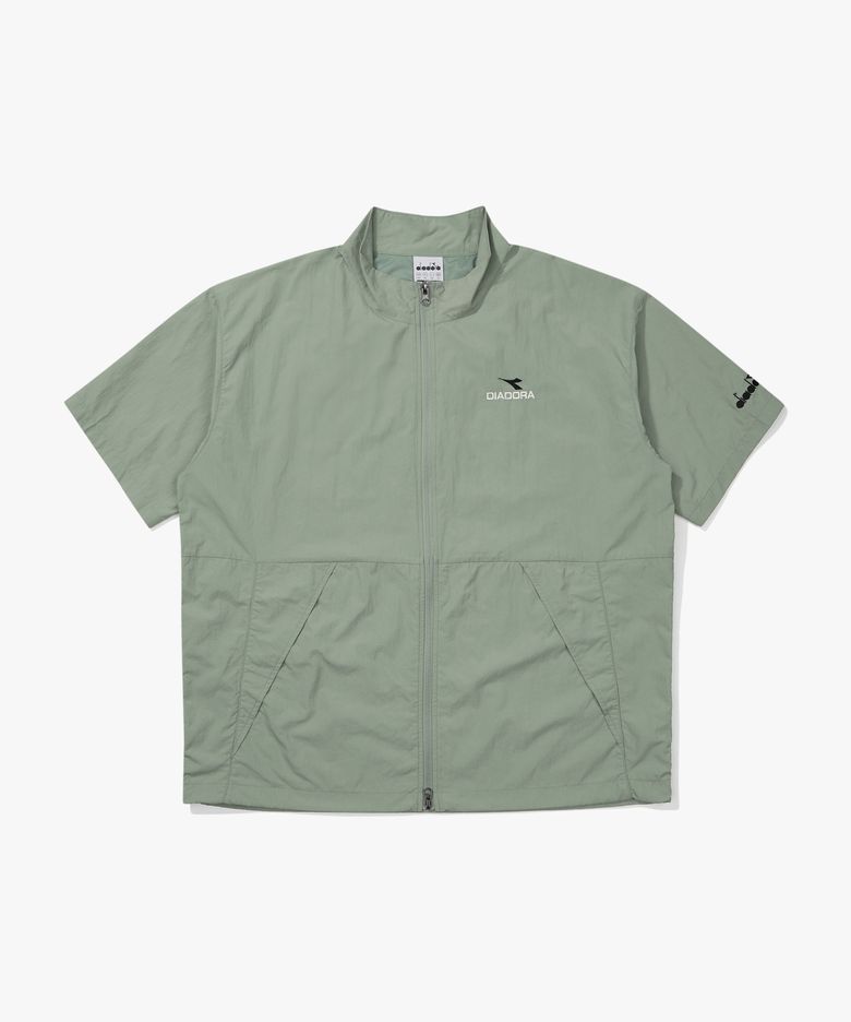 컴피 반팔 풀집업 자켓 KHAKI