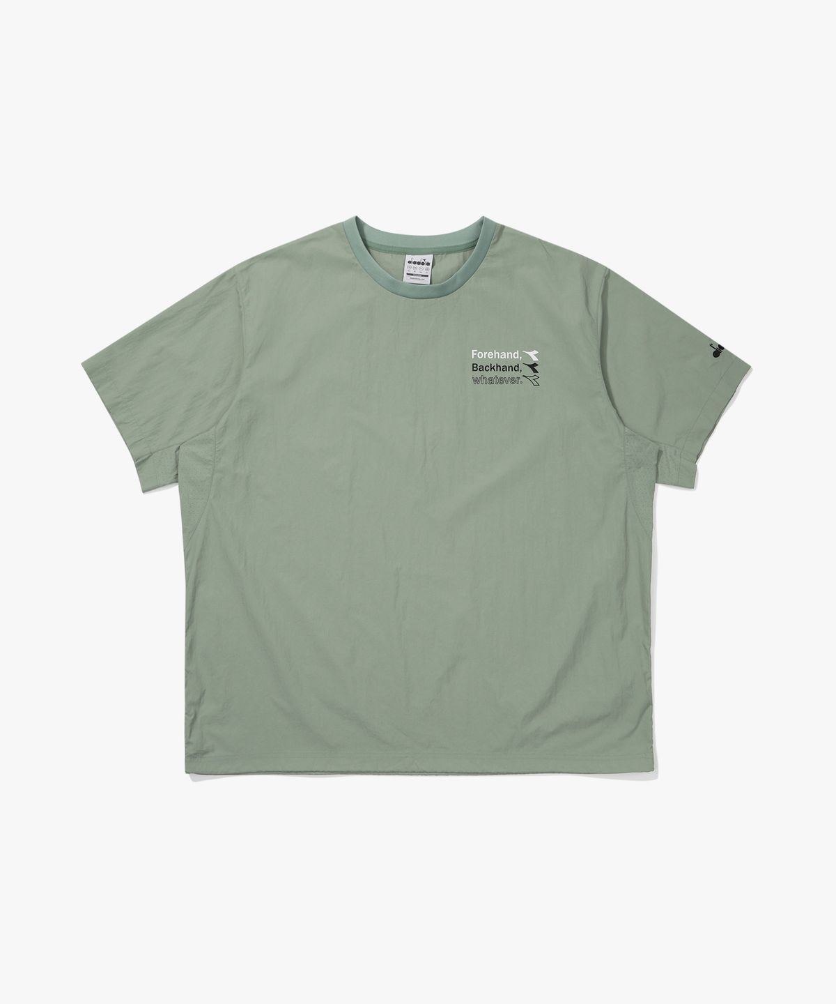 디아도라(diadora) 컴피 라운드 반팔 피스테 KHAKI