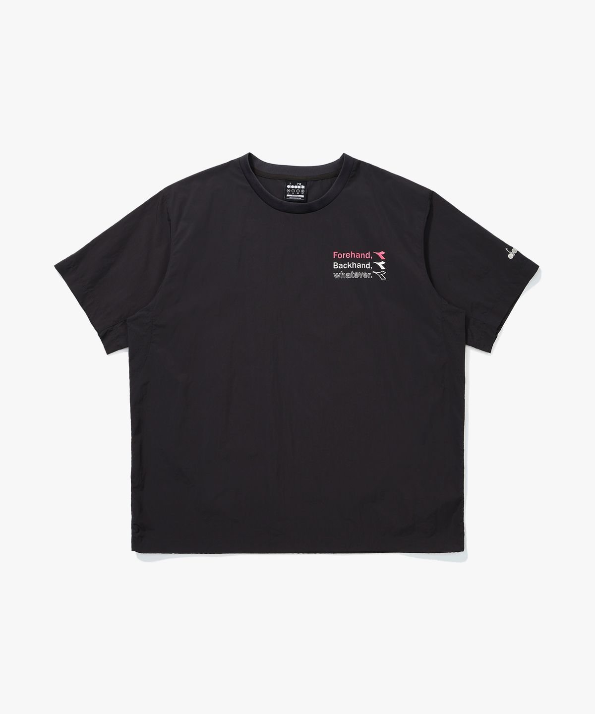 디아도라(diadora) 컴피 라운드 반팔 피스테 GREY