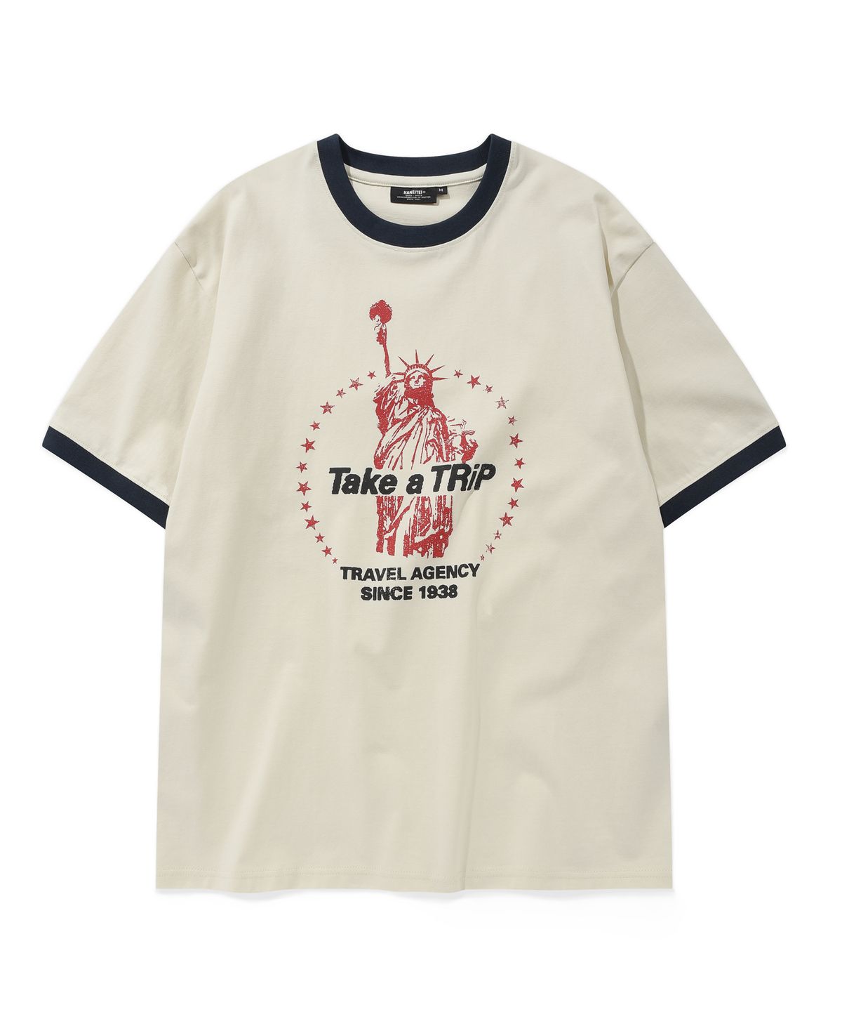 카네이테이(KANEITEI) TRIPPING SHORT SLEEVES (IVORY)
