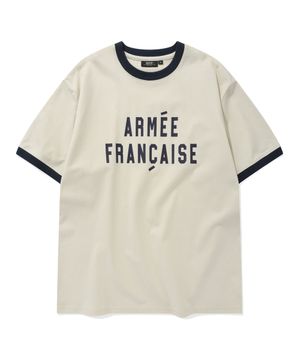 ARMEE FRANCAISE RINGER SHORT SLEEVE (IVORY)