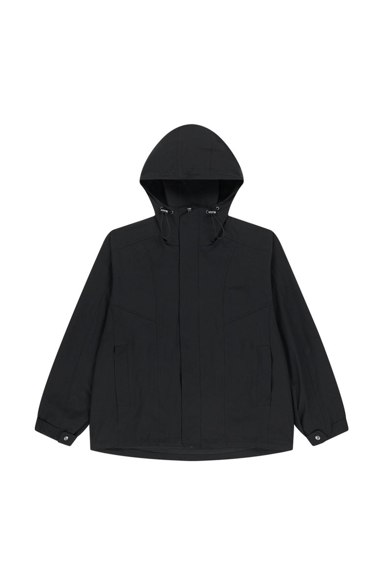 PANELED WINDBREAKER [BLACK]