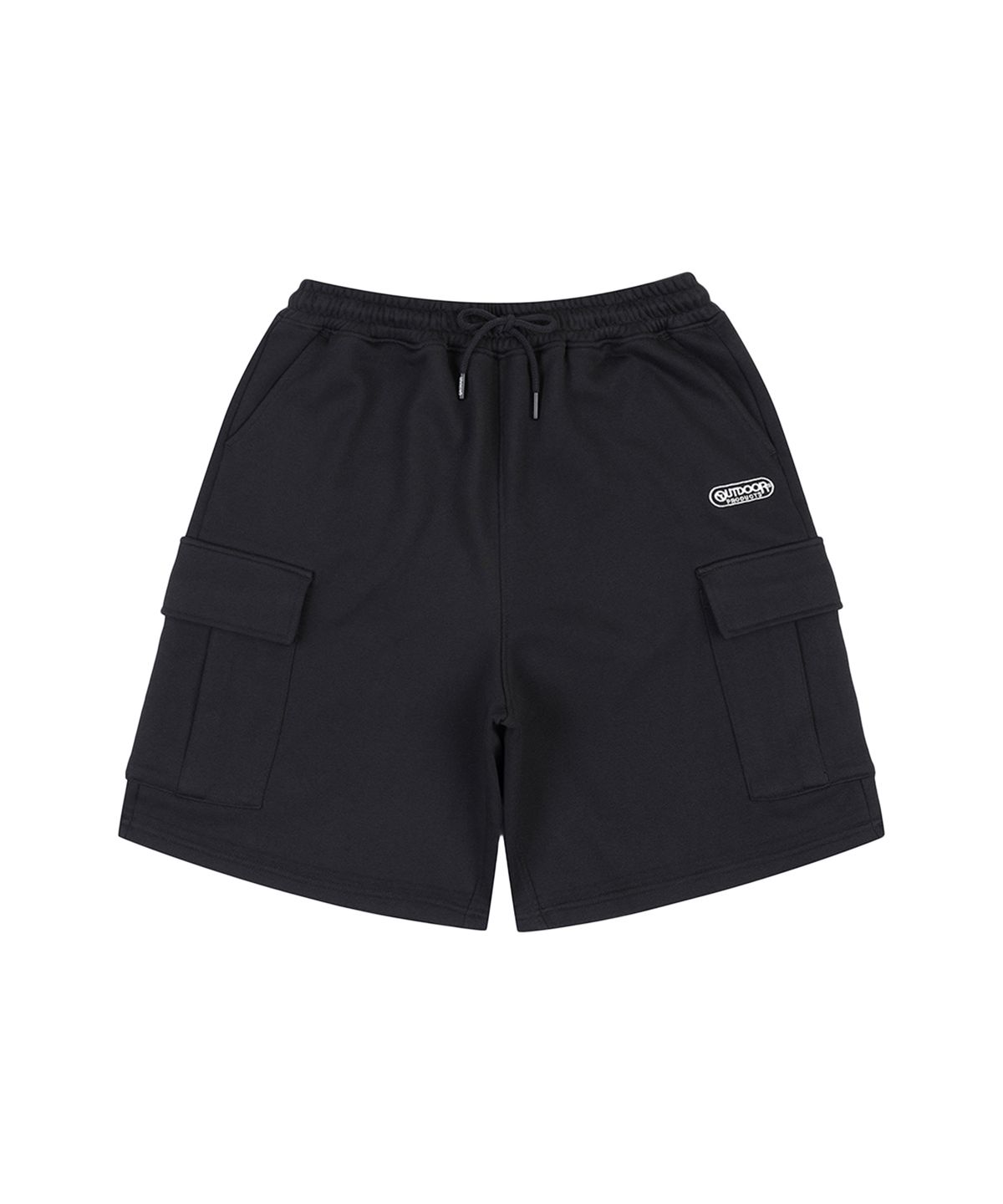 아웃도어 프로덕츠(OUTDOOR PRODUCTS) CARGO POCKET SWEAT SHORTS (BLACK)