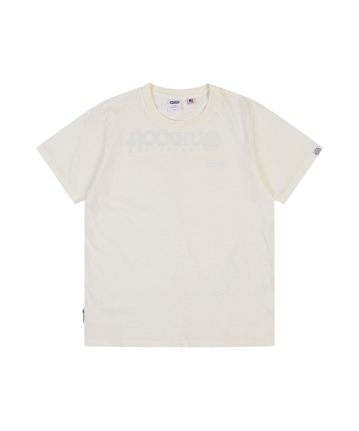 아웃도어 프로덕츠(OUTDOOR PRODUCTS) W CROP CAPSULE LOGO T-SHIRTS (WHITE)