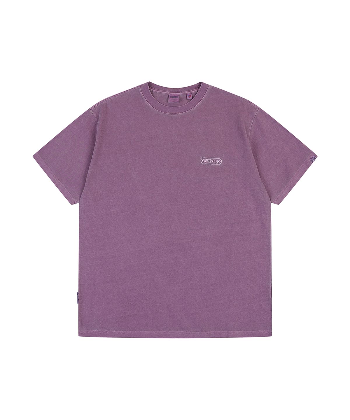 아웃도어 프로덕츠(OUTDOOR PRODUCTS) MINI CAPSULE LOGO T-SHIRTS (PURPLE)