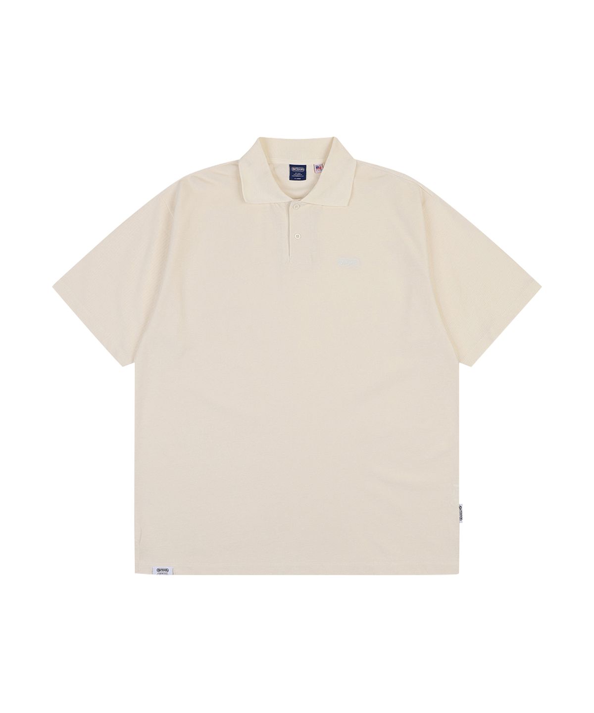 아웃도어 프로덕츠(OUTDOOR PRODUCTS) SOLID COLLARED T SHIRTS (IVORY)