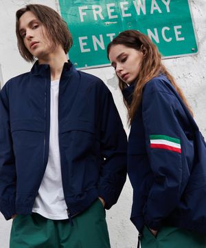 시그니쳐 포인트 웜업 자켓 블루 GA5532 BL