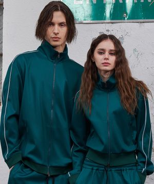 투웨이 풀집업 트랙 자켓 그린 GA5533 GN