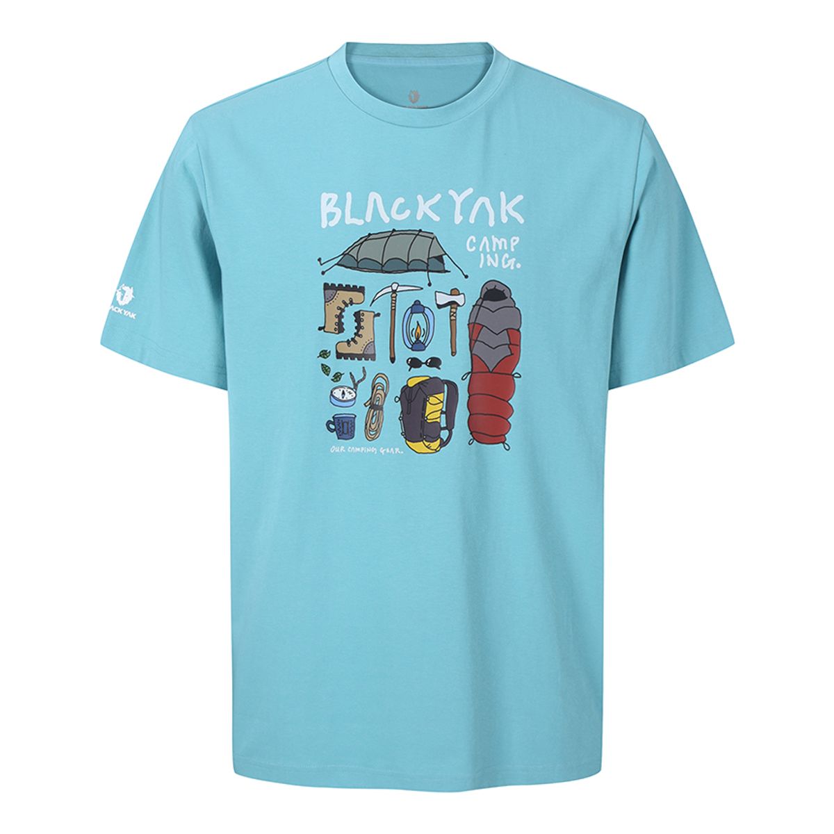 블랙야크(BLACKYAK) 공용 멀티캠핑 그래픽 반팔티_TU