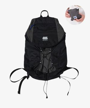 스크리 나일론 백팩 블랙