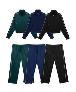 투웨이 풀집업 우먼스 크롭 트랙 셋업