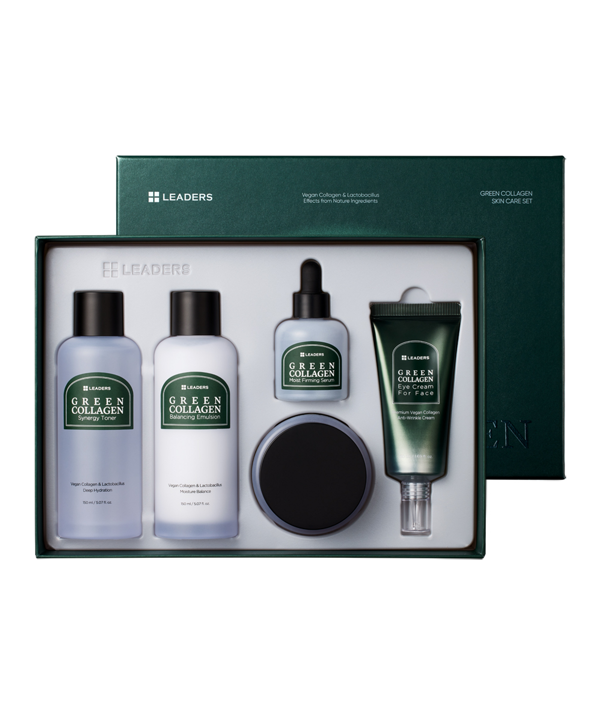 리더스코스메틱(LEADERS COSMETICS) 리더스 그린 콜라겐 스킨케어 5종 세트