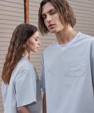 풋볼 베이직 나일론 숏슬리브 라이트그레이 GA5620 L/GR