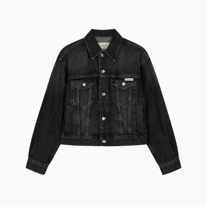 여성 90s 블랙 데님 트러커 47B741G RDD