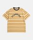 Text Logo Stripe Tee Yellow