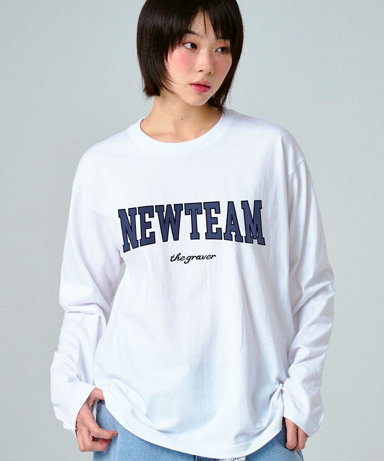 [UNISEX]NEW TEAM 롱슬리브 티셔츠_2color
