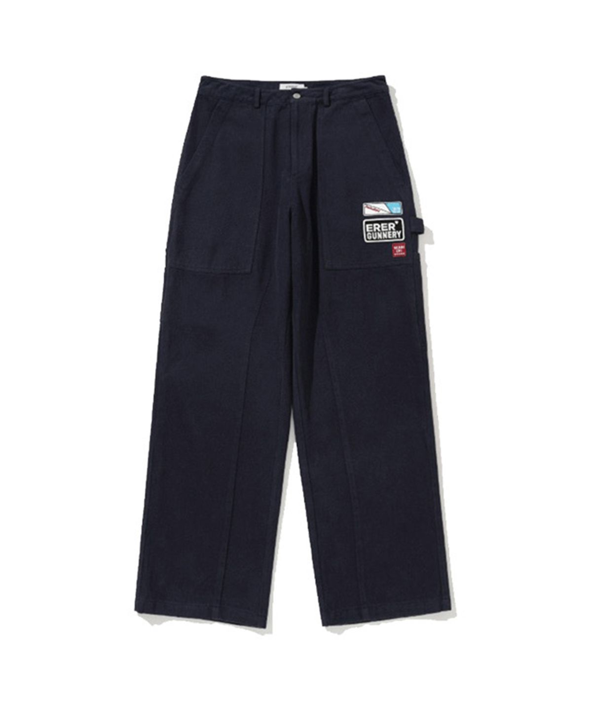 에르에르(ERER) Man Patchwork Carpenter Pants Navy