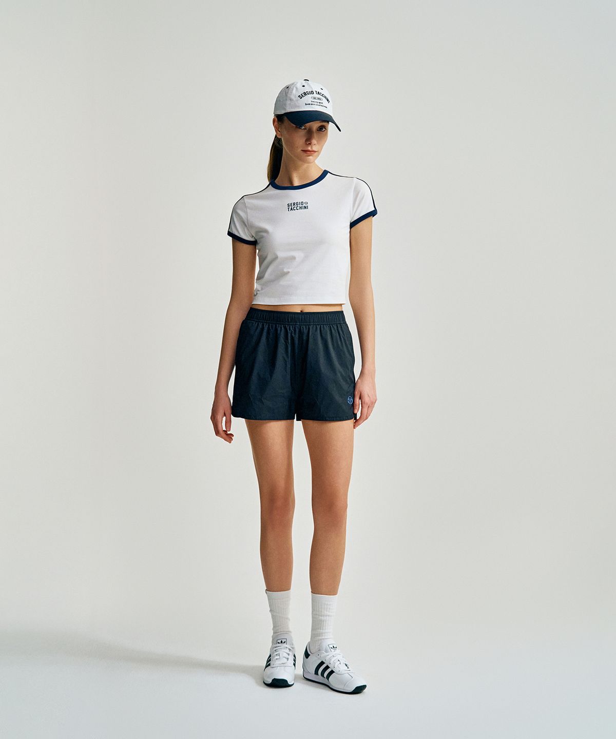 세르지오 타키니(SERGIO TACCHINI) W 컴포트쿨 경량 우븐 2.5인치 반바지 (Black)