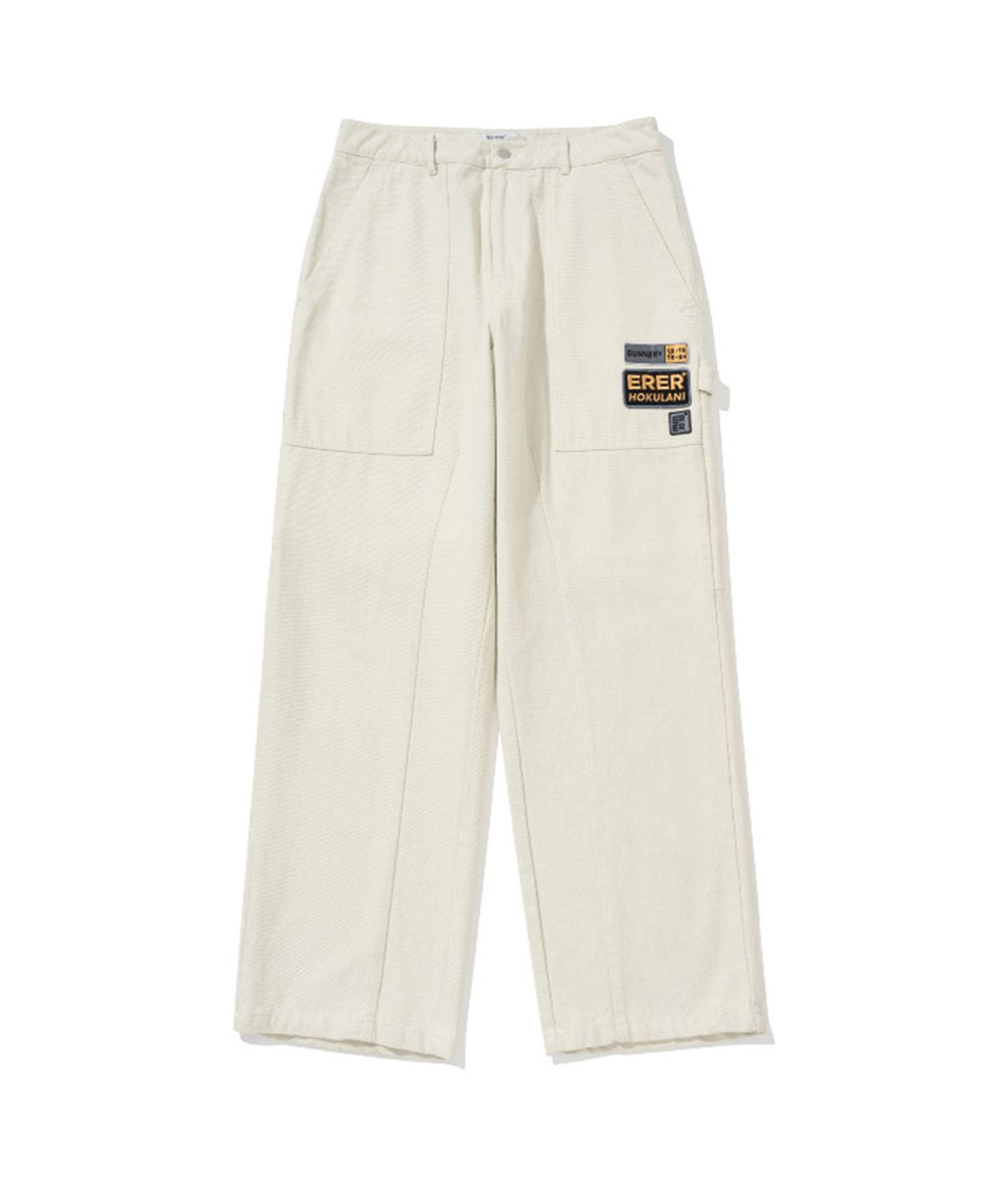 에르에르(ERER) Man Patchwork Carpenter Pants Cream