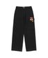 Man Patchwork Carpenter Pants Black