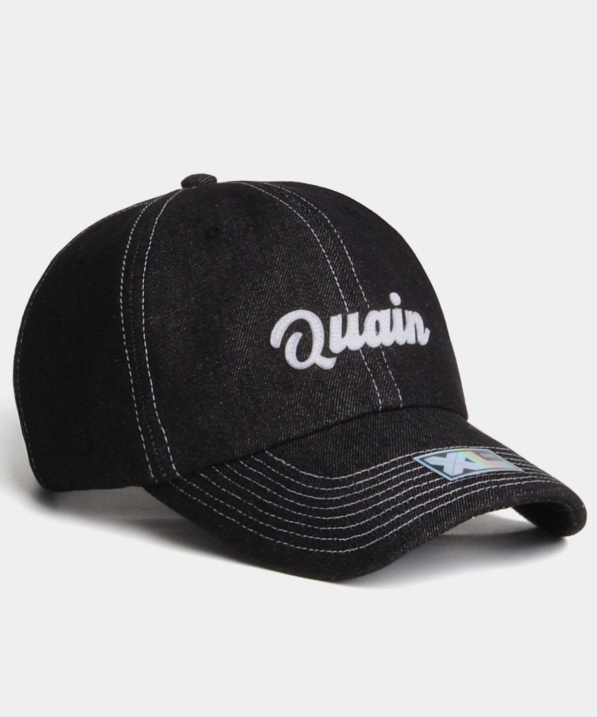 플래토(PLATEAU) 빅사이즈 데님 볼캡 XL QUAIN DENIM CAP BLACK