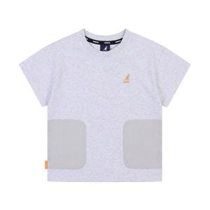 우븐 포켓 믹스 쿨맥스 티셔츠 RB 0108 멜란지 그레이