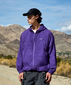 울트라 라이트 패커블 윈드브레이커 자켓  퍼플 FJK127