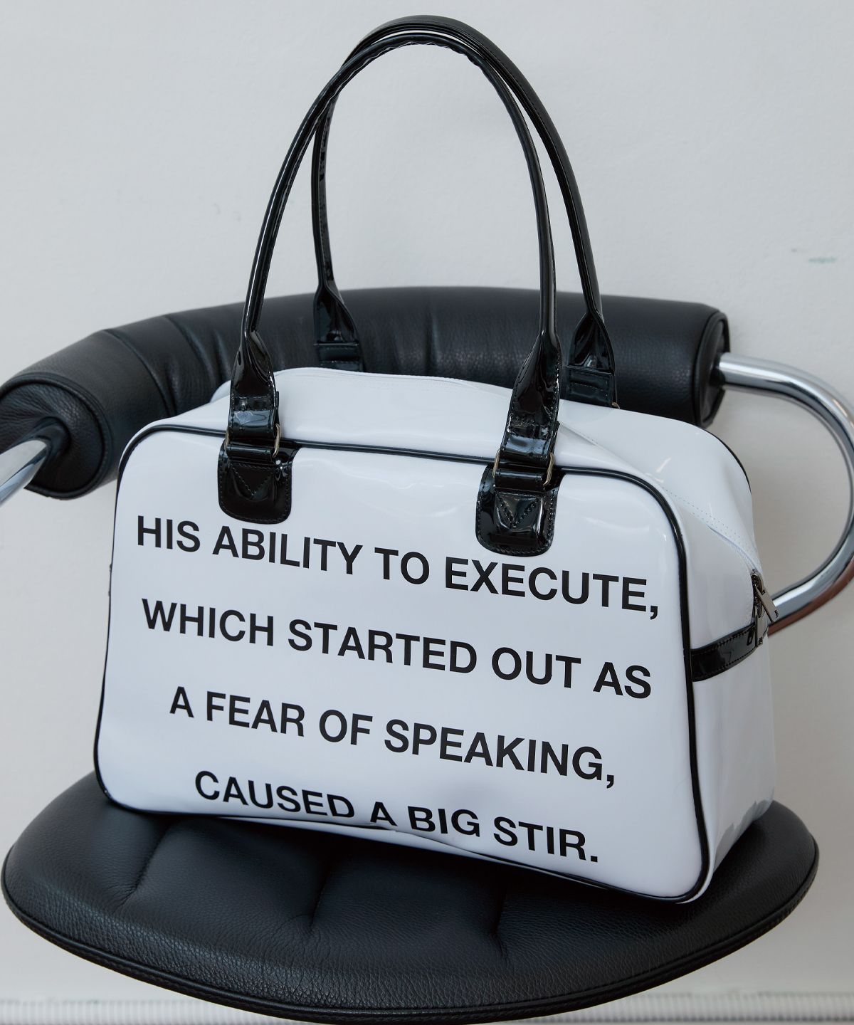 【ESC STUDIO】25SS★ lettering bowling bag MUSINSA | ESC STUDIO lettering bowling bag(black)