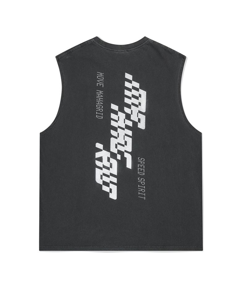 TECH PIGMENT SLEEVELESS CHARCOAL(MG2FMMT543A)