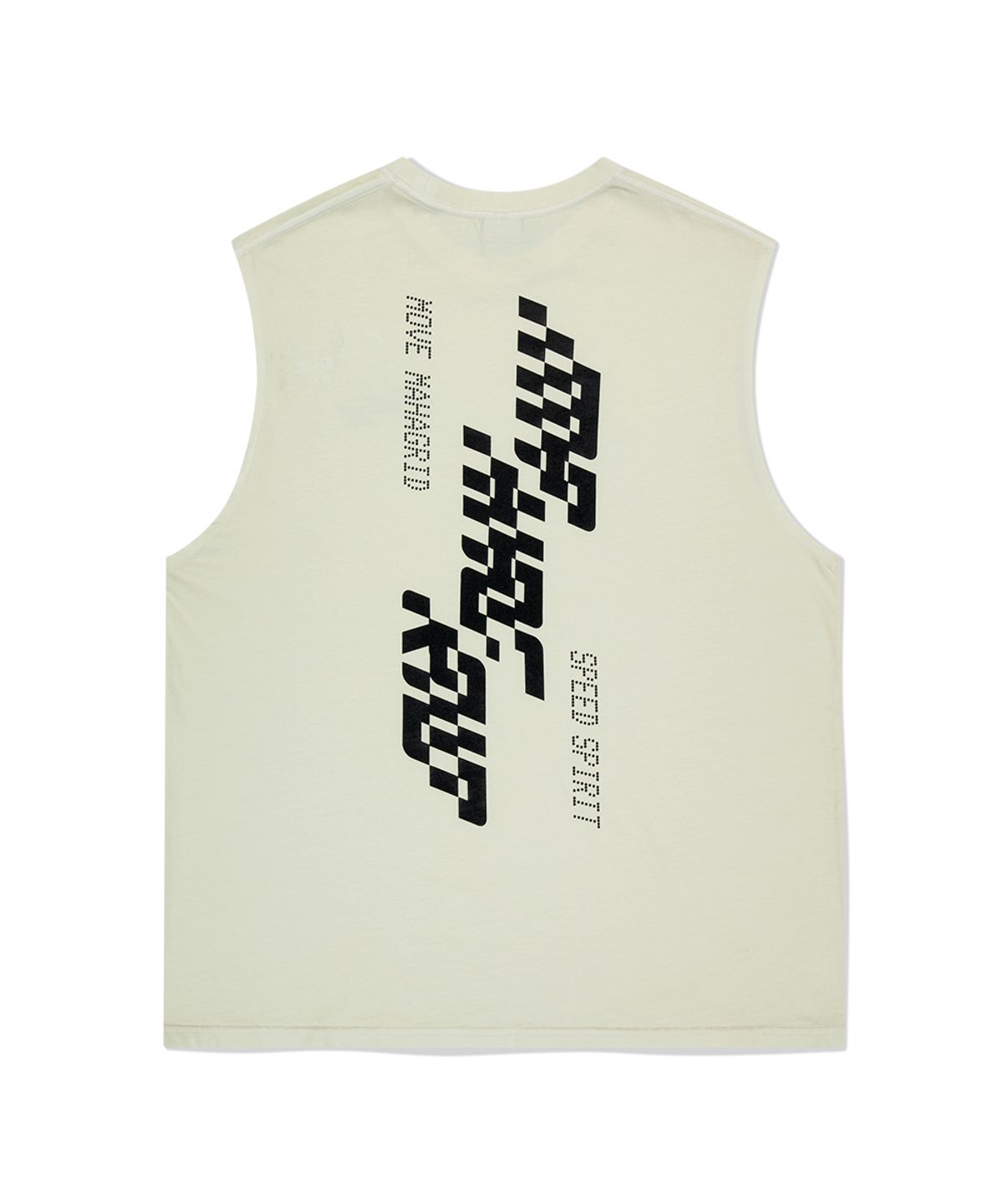 마하그리드(MAHAGRID) TECH PIGMENT SLEEVELESS IVORY(MG2FMMT543A)