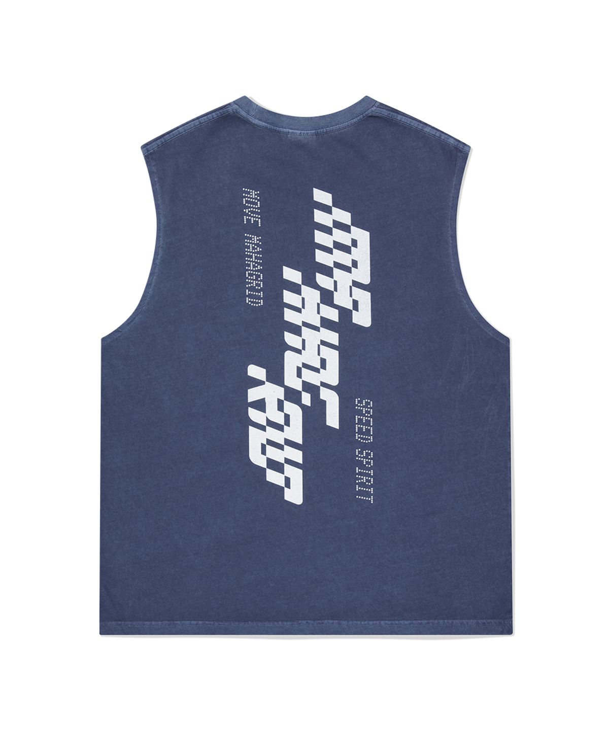 마하그리드(MAHAGRID) TECH PIGMENT SLEEVELESS NAVY(MG2FMMT543A)