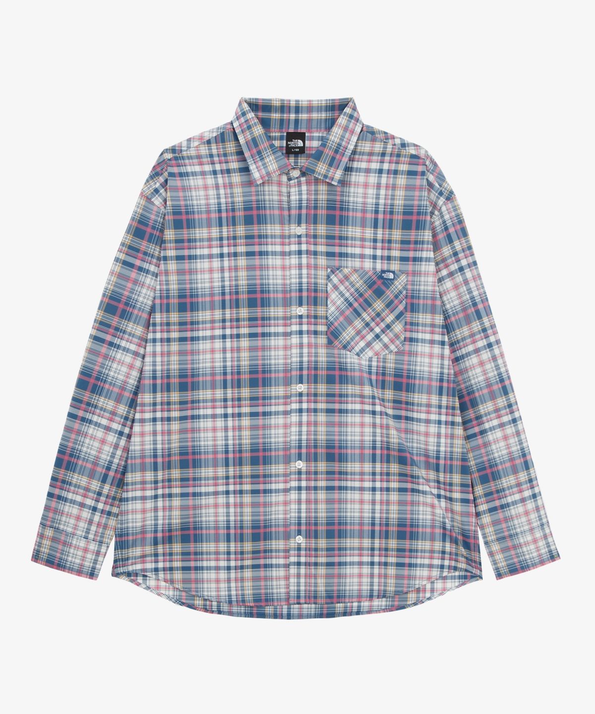 노스페이스(THE NORTH FACE) NH8LR02C 남성 플리드 셔츠 NAVY