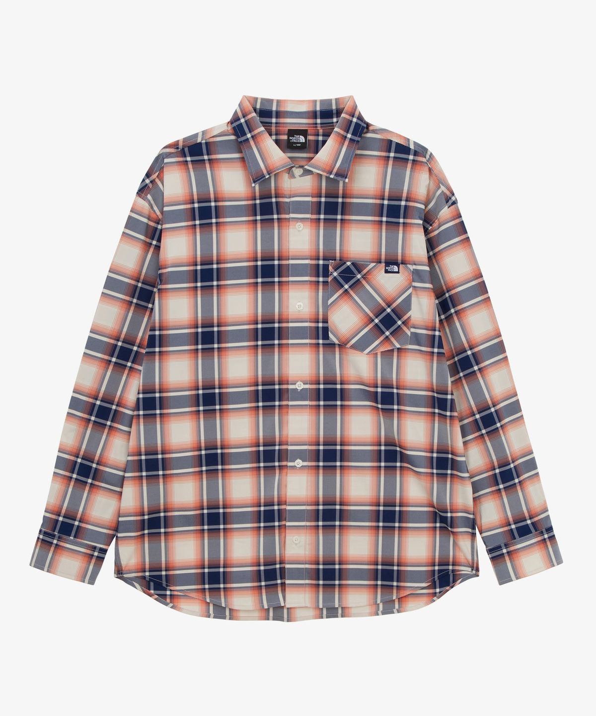 노스페이스(THE NORTH FACE) NH8LR02B 남성 플리드 셔츠 SALMON