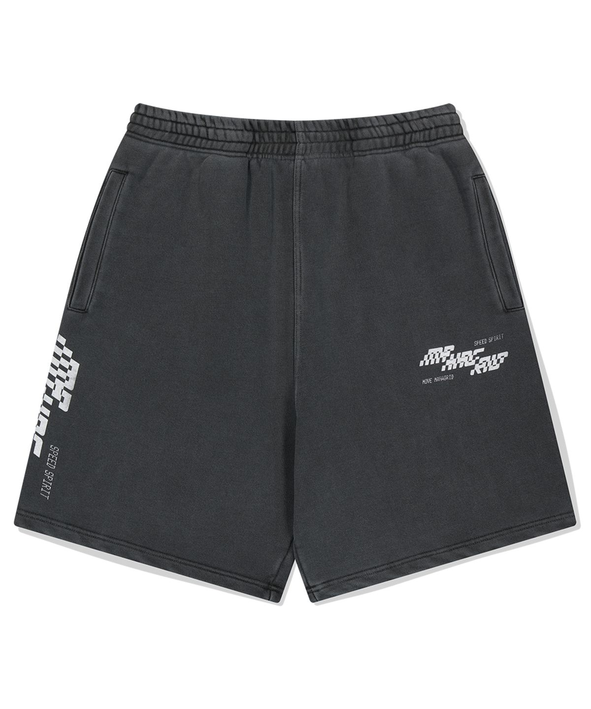 마하그리드(MAHAGRID) TECH PIGMENT SWEATSHORT CHARCOAL(MG2FMMPA02A)