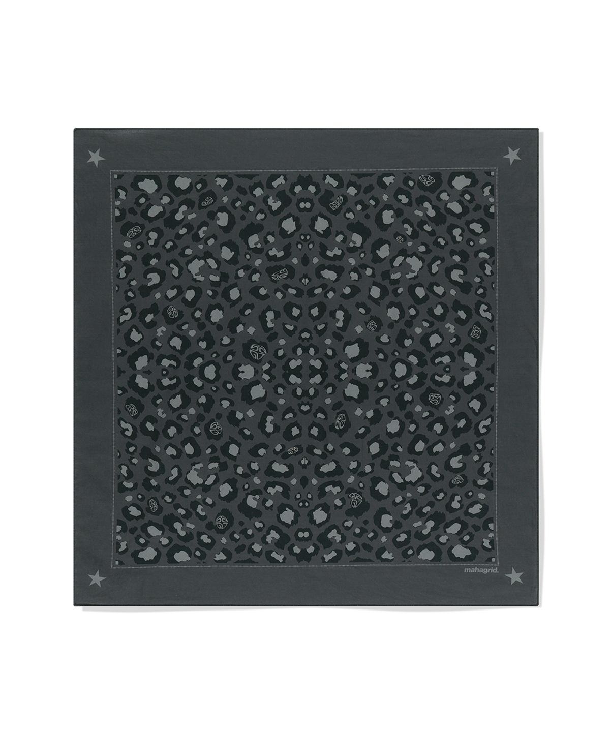 마하그리드(MAHAGRID) ECLIPSE LEOPARD BANDANA CHARCOAL(MG2FSMAB80A)
