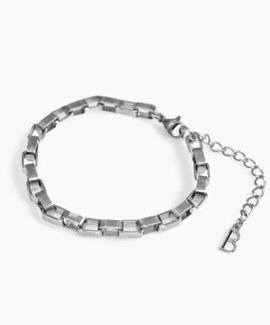 남자 체인 팔찌 써지컬스틸 CLEF SQUARE CHAIN BRC