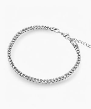 남자 팔찌 써지컬스틸 체인 레이어드 CLEF SQUARE LAYERED