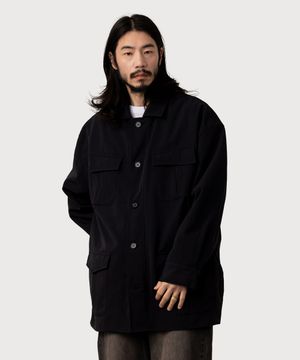 체스터 정글 퍼티그 오버핏 자켓 블랙