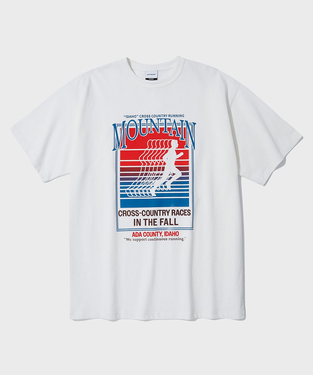 아웃스탠딩(OUTSTANDING) V.S.C TEE(MOUNTAIN)_OFF WHITE