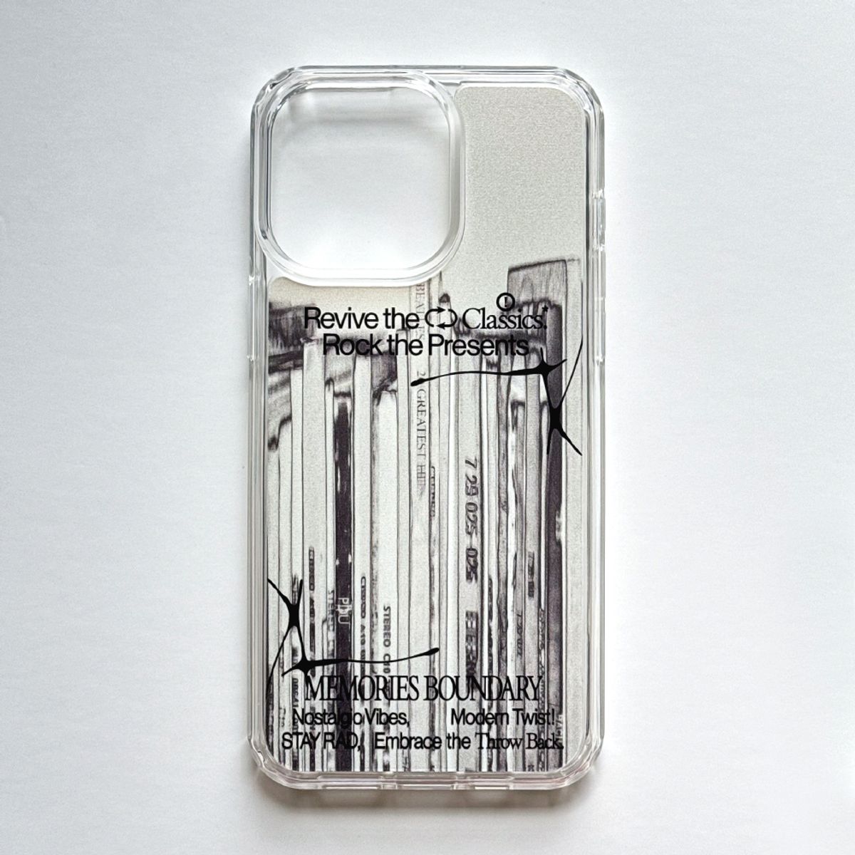 메모리즈바운더리(MEMORIESBOUNDARY) Nostalgic Vinyl Groove Phone Case (GelHard / Magsafe)
