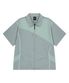 스플릿 숏 슬리브 셔츠-그레이